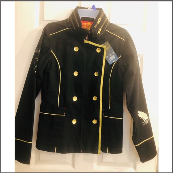 Sour n cream Rock ‘n’ roll army jacket - Picture 3 of 9